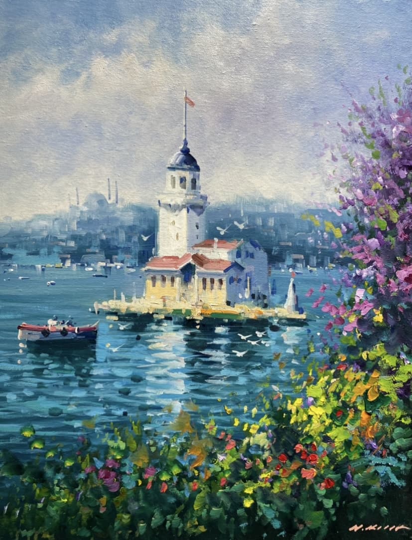 Erguvanlı kız kulesi