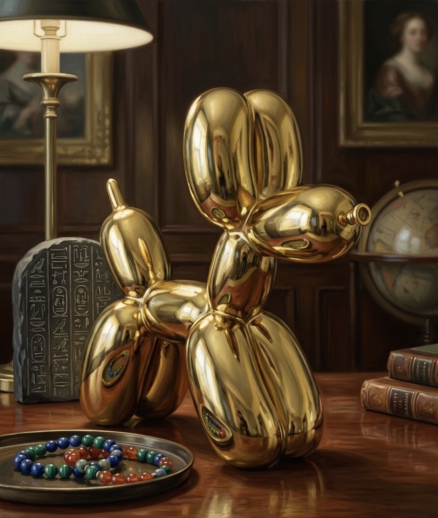 Ballon dog gold