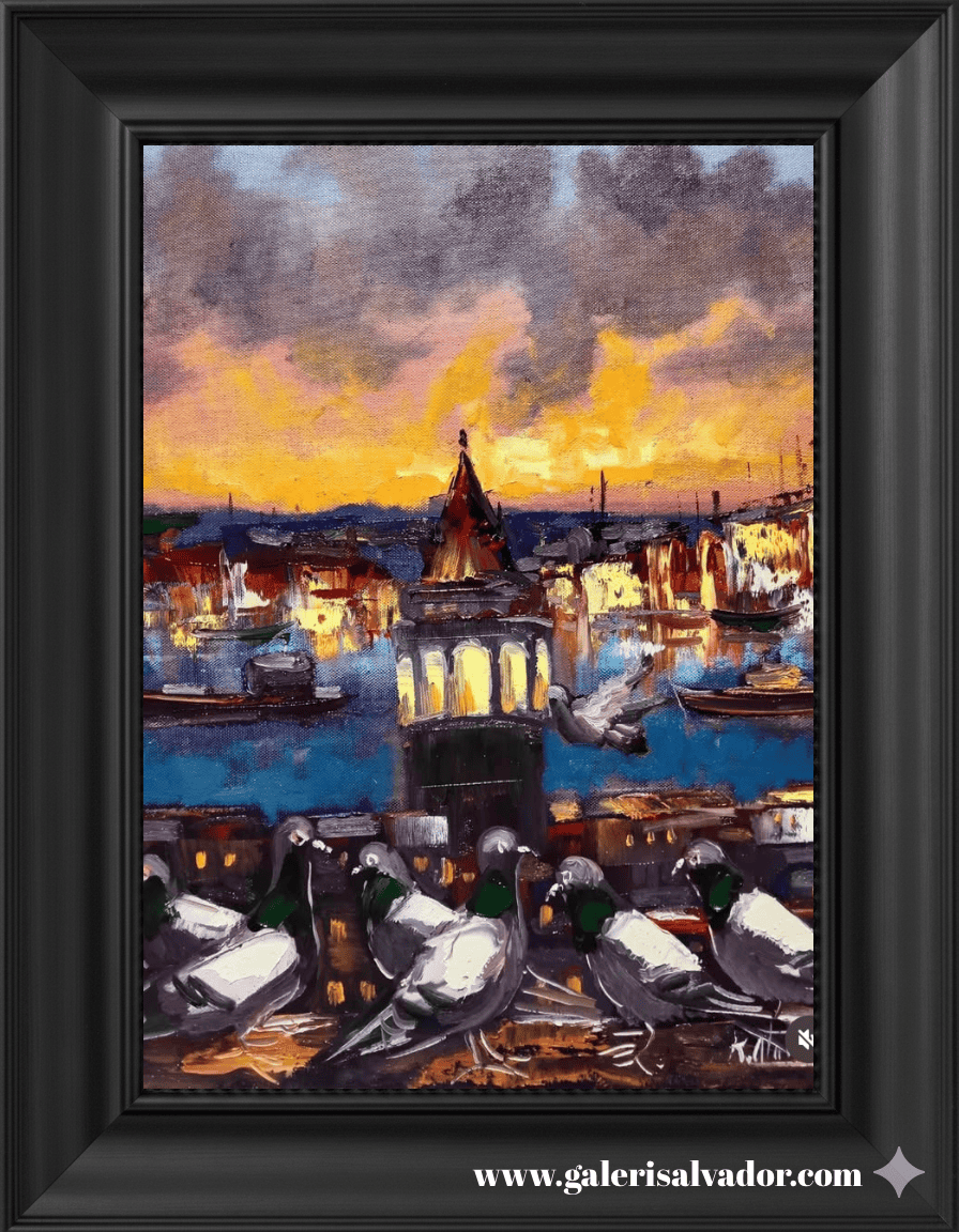 Galatada gün batımı